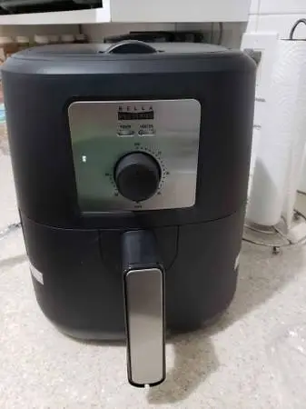 BELLA PRO SERIES 4.2-QT. MANUAL AIR FRYER | 90161 | BLACK | NEW