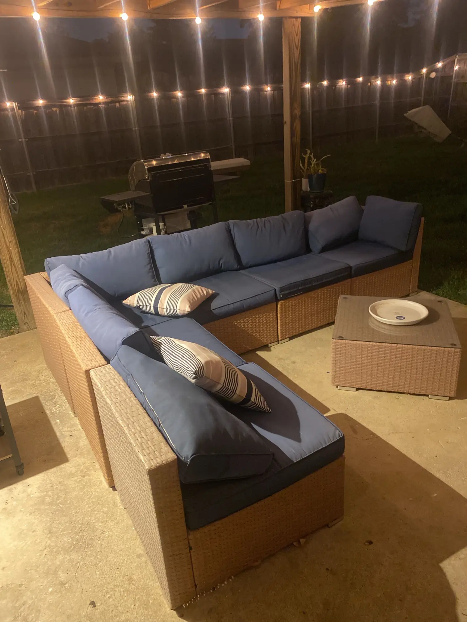 Best Choice Products 7-Piece Modular Outdoor Sectional Wicker Patio Conversation Set w/ 2 Pillows, C