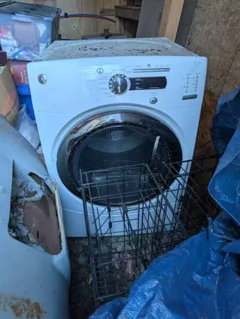 GE Dryer stackable