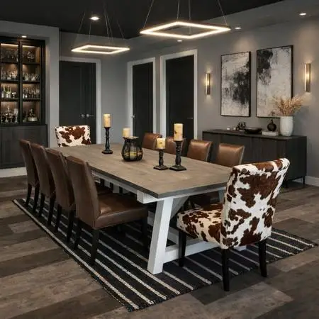 Custom Made Farmhouse Tables.