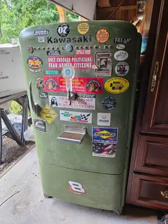 1950s general electric refrigerator