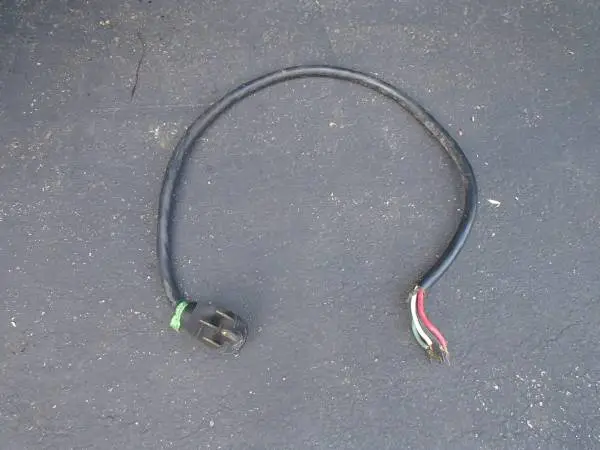 Electric Cord Plug for Stove or Dryer 220 Volt, 4 Prong; Delivery Poss