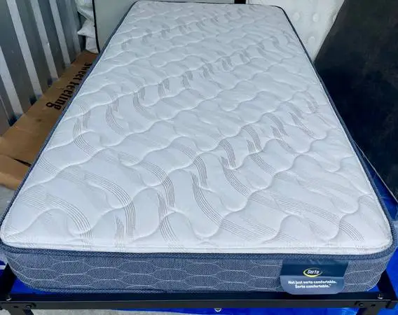 SPECIAL TODAY $110 NEW TWIN MATTRESS AND PLATFORM FRAME