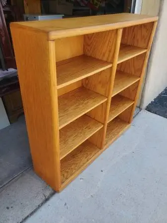 Short wide bookcase