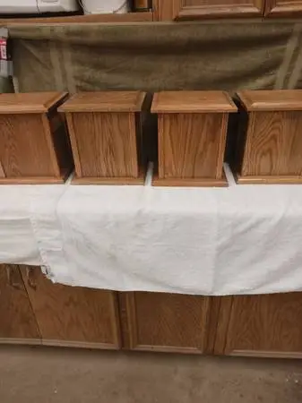 Hand-crafted cremation urns