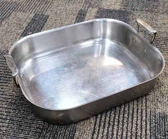 ALL-CLAD 16.5x14x3.5 Large Stainless Steel ROASTING PAN