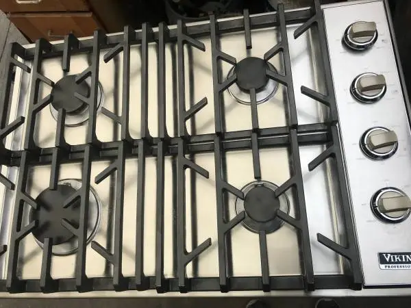 30 Viking Stainless Cooktop