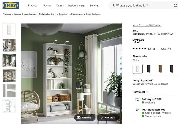 Ikea Billy Bookcase