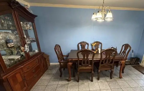 Dining room table and chairs