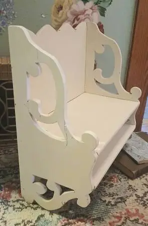 Vintage Classic French Cottage Style Small WALL SHELF! So CHARMING!
