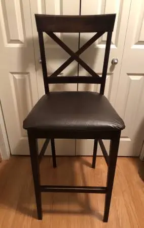 30”tall wood chair