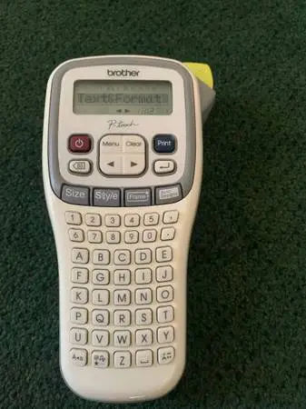 Brother PT-H100 P-touch Easy Hand-Held Label Maker For Sale $50.00