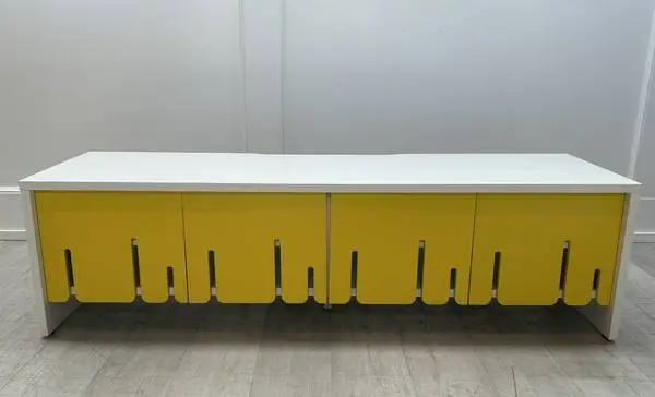 Modern Media Cabinet by IKEA Model PS2012 Shoe Storage Chest Bench