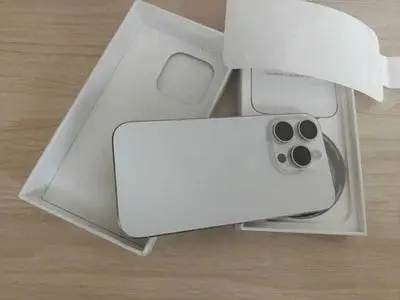 iPhone 15 pro unlocked white titanium 126gb excellent condition!