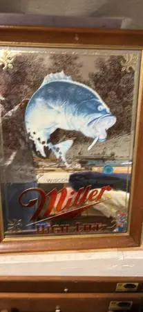 Miller High Life Framed Mirrors - Collectible