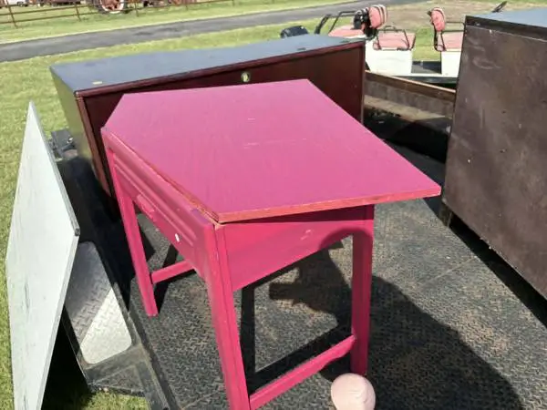 Pink Corner Desk w/ Drawer - Great for Bedroom or Dorm