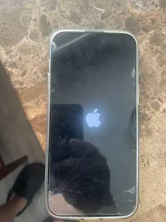 iphone 14 pro max cracked scrren but mostly in corner stil works great unlocked