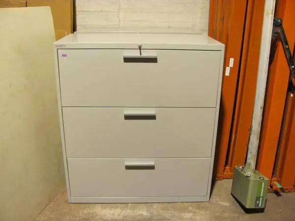 Teknion 36 lateral three drawer file cabinet (FOUR LEFT, price EACH)