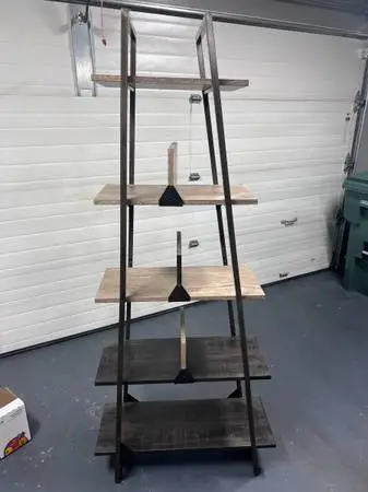 5-Tier and 4-Tier Bookcase Shelving Units