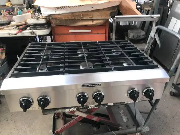 36 Kitchen aid Rangetop , 6 or 4 + griddle