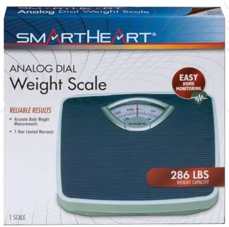 SmartHeart Analog Body Weight Scale