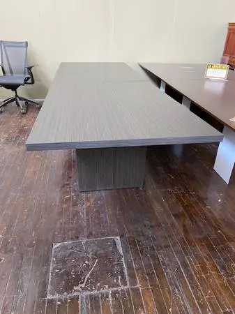 CONFERENCE TABLE 4X12 GRAY RECTANGULAR