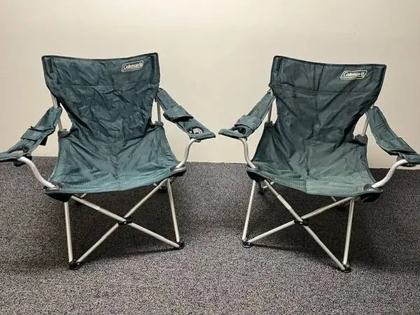 2 Coleman Heavy Duty Camp Chairs
