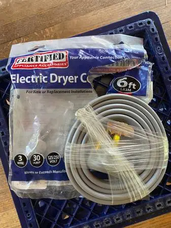 3 prong electric dryer cord. Brand new