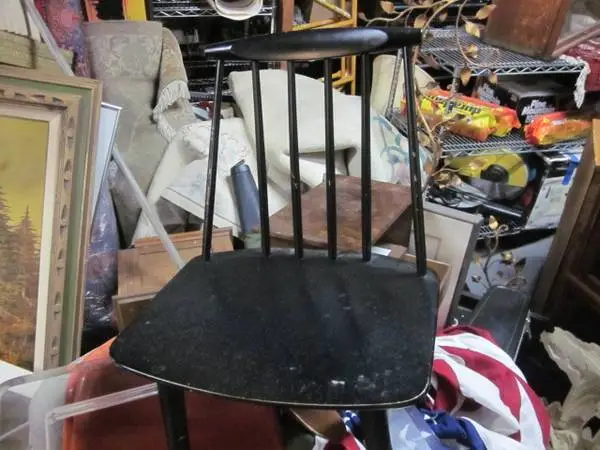 Folke Palsson Stick Back J77 Chair Made in Denmark