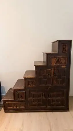 Vintage 56H Japanese Kaidan Tansu (Step Chest / Stair Cabinet)