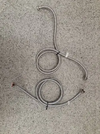 WASHING MACHINE STEEL BRAIDED HOSES