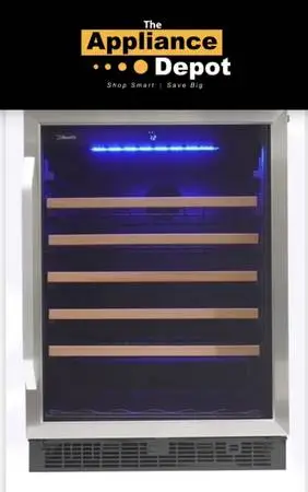 New Danby Silhouette Built-in Wine Cellar -24 Inch Built-in Wine Cellar -Blue