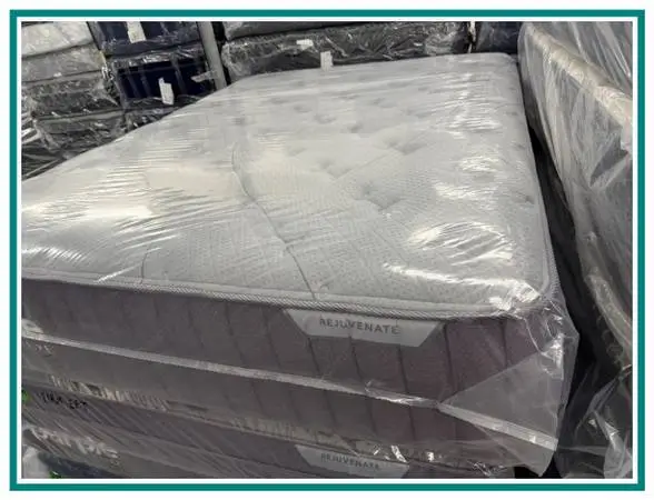QUEEN SIZE PURPLE LUXE REJUVENATE MATTRESS & BOX SPRING BED SET