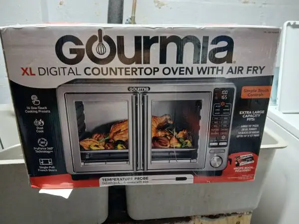 /*/*/*/* OPEN BOX GOURMIA DIGITAL COUNTER TOP OVENS  AND AIR FRY *\*\
