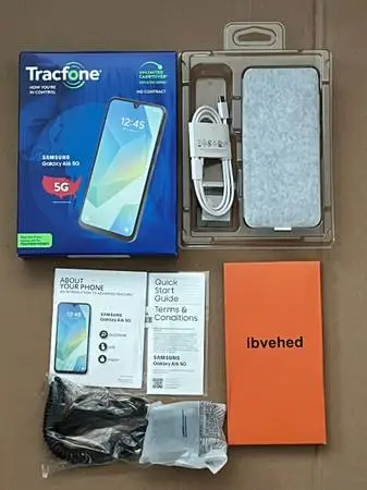 NEW Samsung A16 5G 128 GB with Case Tempered Glass & Chargers Unlocked