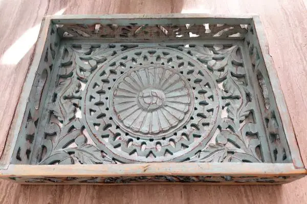 Decorative Turquoise Tray