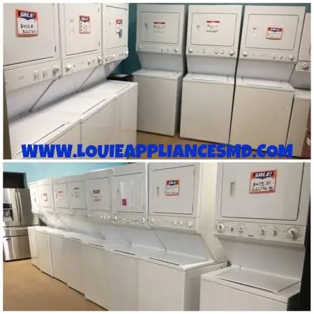 Variety of 27” stackable washer and dryer 20% Off Discount