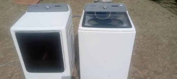 Samsung washer dryer set nice with steamed dry