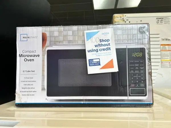 Mainstays Compact Microwave Oven White Finish