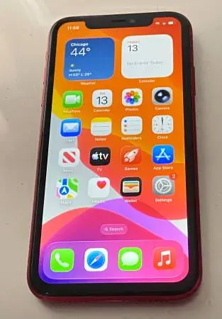 APPLE IPHONE 11 128GB RED - UNLOCKED FOR ANY SIM CARD