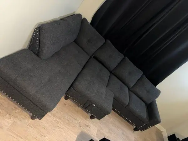 Dark Gray Section with Storage