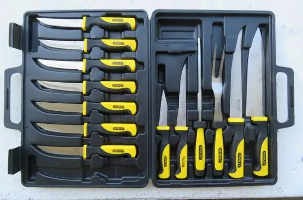 14 PIECE KNIFE SET - STANLEY Brand - LIKE NEW!- SAVE OVER 1/2 PRICE!