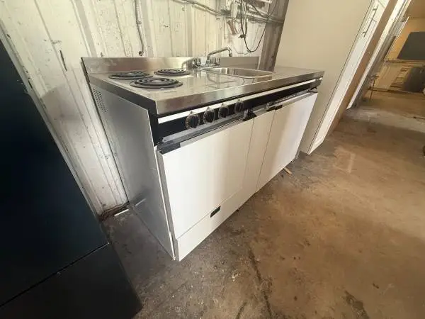 60W White SpaceAide Outdoor Kitchen All In One Jameco Faucet Used