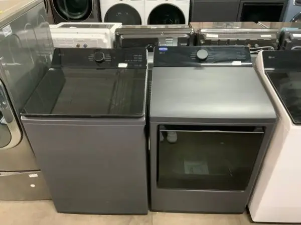**LG BLACK TOP LOAD, ELECTRIC WASHER DRYER SET**ON SALE NOW**