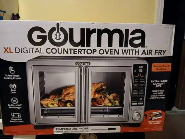 /*/*/*/* OPEN BOX GOURMIA DIGITAL COUNTER TOP OVENS  AND AIR FRY *\*\