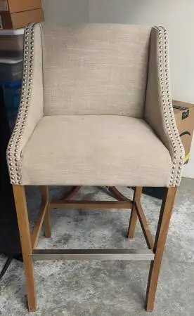 Bar height chair