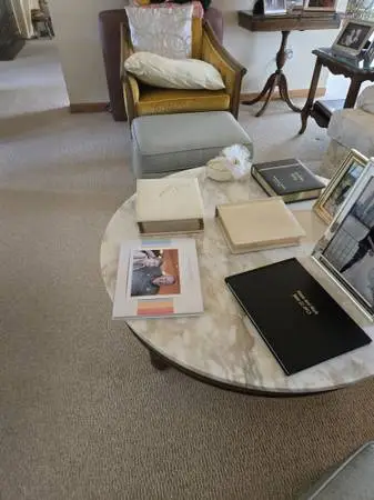 Marble top table