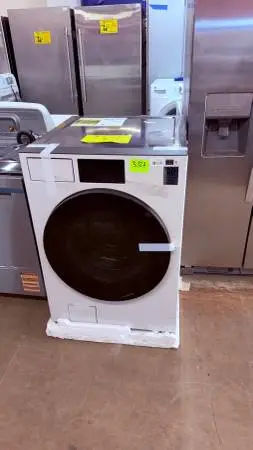 WHITE SAMSUNG BESPOKE WASHER LARGE TUB