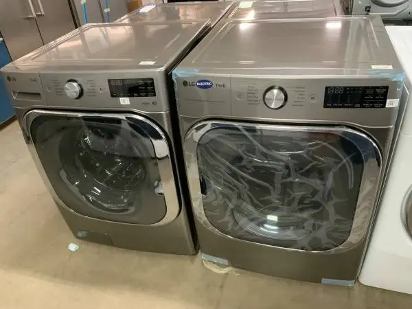 **LG JUMBO FRONT LOAD ELECTRIC, WASHER DRYER SET**ON SALE NOW**