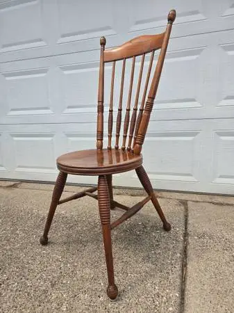 Antique Victorian Beehive Spindle Chair